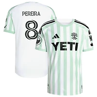 Men's adidas Daniel Pereira White Austin FC  2026 The Rooted Kit On-Field Authentic Patch Jersey