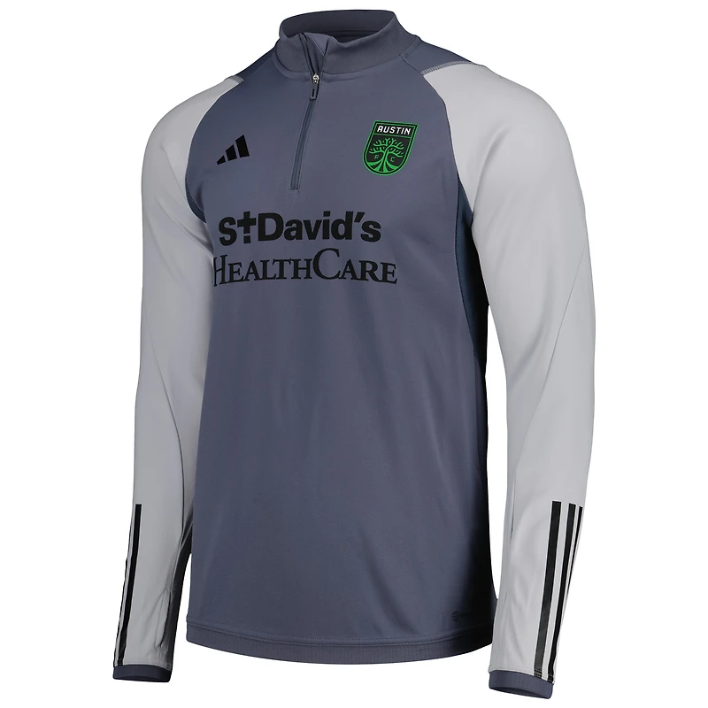 Haut d'entraînement adidas Austin FC 2023 On-Field AEROREADY gris pour homme