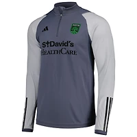 Haut d'entraînement adidas Austin FC 2023 On-Field AEROREADY gris pour homme