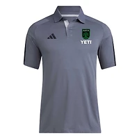 Polo d'entraînement adidas Austin FC 2024 pour homme gris