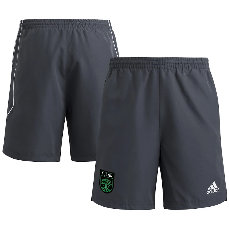 Men's adidas Gray Austin FC 2025 Travel Shorts