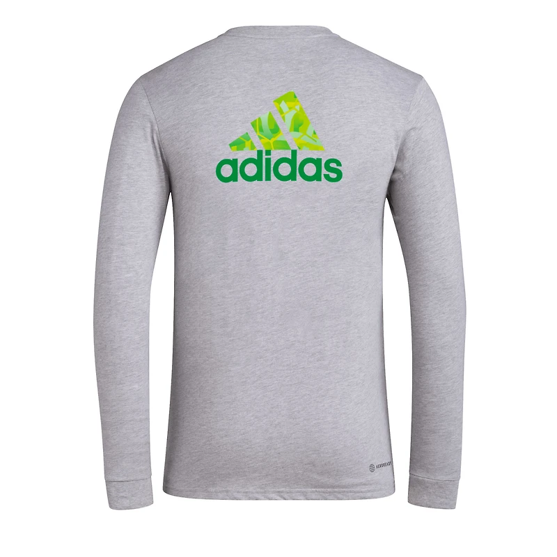 T-shirt à manches longues adidas Austin FC Local Pop AEROREADY pour hommes, gris