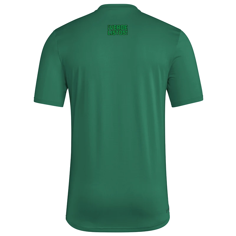 Men's adidas  Green Austin FC 2025 Jersey Hook AEROREADY T-Shirt