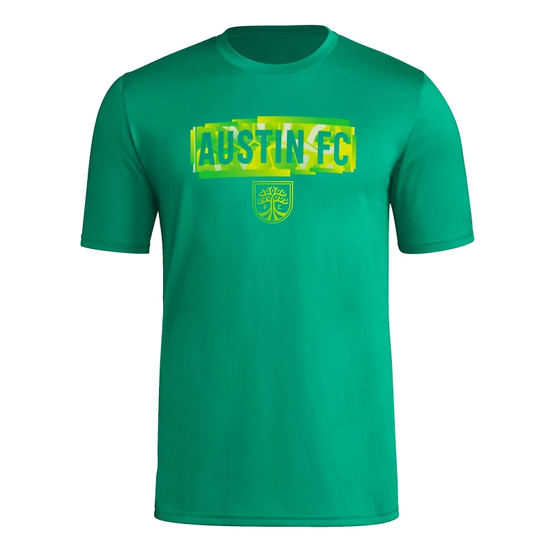 T-shirt adidas vert Austin FC Local Pop AEROREADY pour homme