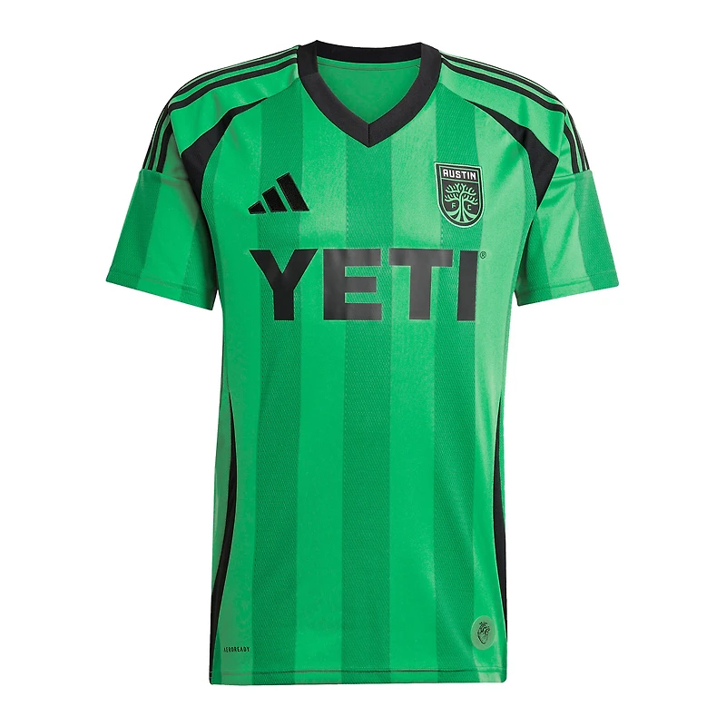 Maillot réplique du joueur adidas Ilie Sanchez Green Austin FC 2025 The Heartbeat Kit pour homme