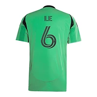Maillot réplique du joueur adidas Ilie Sanchez Green Austin FC 2025 The Heartbeat Kit pour homme