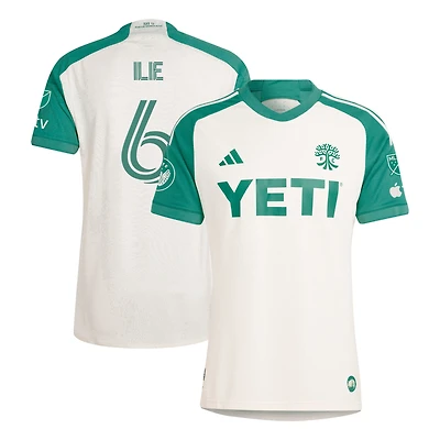 Men's adidas Ilie Sanchez Green Austin FC 2025 The Heartbeat Kit Authentic Player Jersey