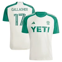 Men's adidas Jon Gallagher Tan Austin FC 2024 The Armadillo Kit Replica Player Jersey