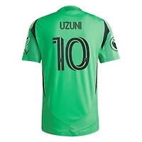 Men's adidas Myrto Uzuni Green Austin FC 2025 The Heartbeat On-Field Authentic Jersey
