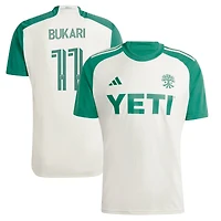 Men's adidas Osman Bukari Green Austin FC 2025 The Heartbeat Kit Replica Player Jersey