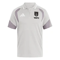 Men's adidas Silver Austin FC 2026 Tiro Competition Polo