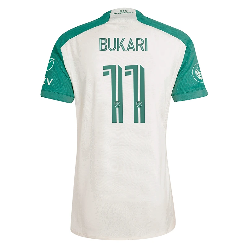 Maillot de joueur authentique adidas Tan Austin FC 2024 The Armadillo Kit pour homme