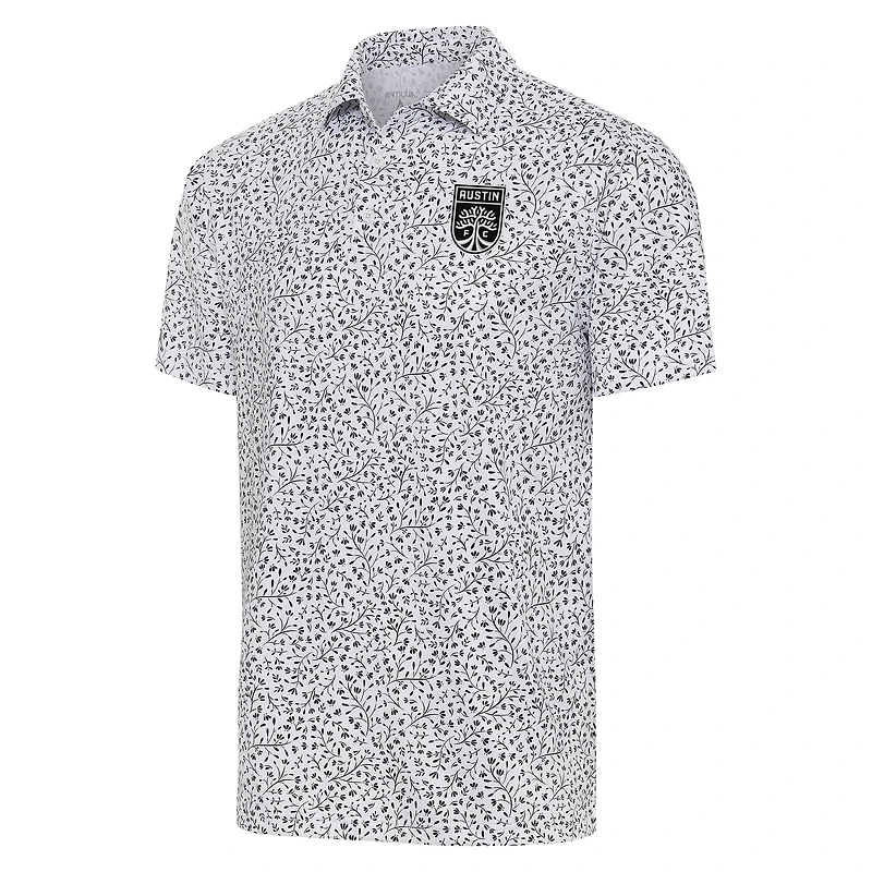 Men's Antigua White Austin FC Motion Polo