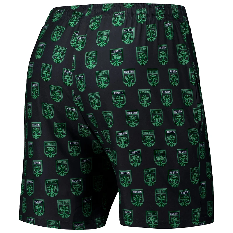 Men's Concepts Sport Black/Kelly Green Austin FC Record 2-Pack Short Set