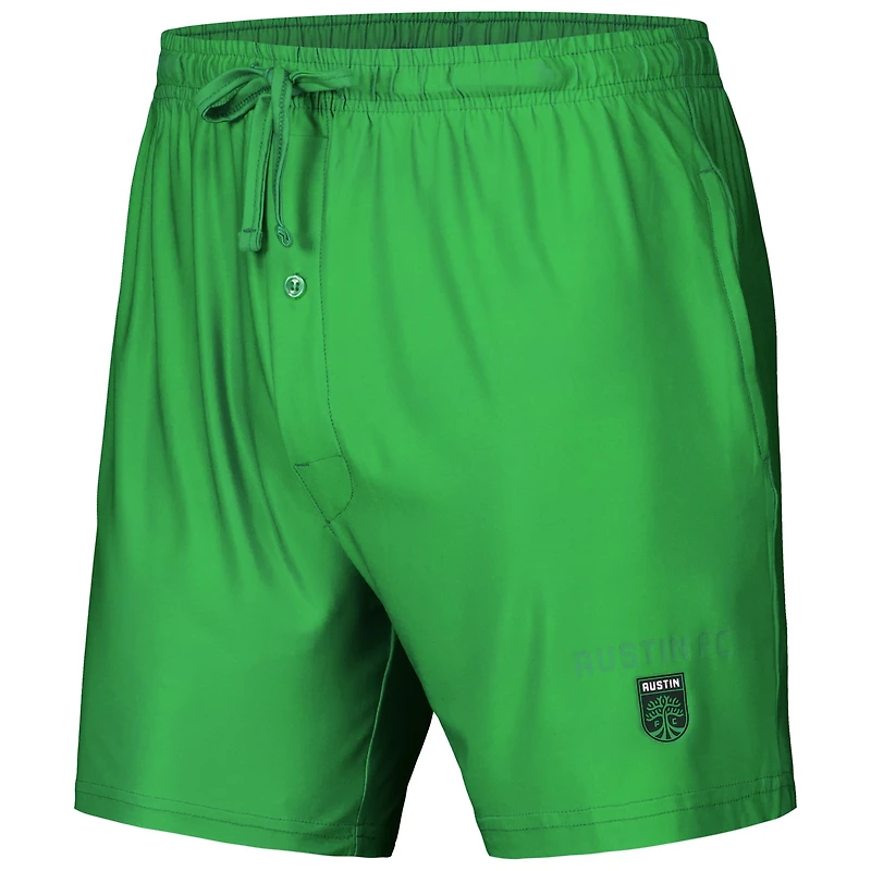 Men's Concepts Sport Black/Kelly Green Austin FC Record 2-Pack Short Set