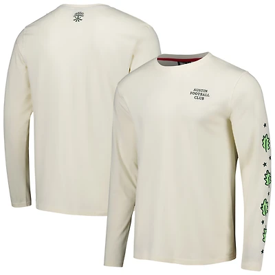 T-shirt à manches longues crème Austin FC Local Heavy pour homme