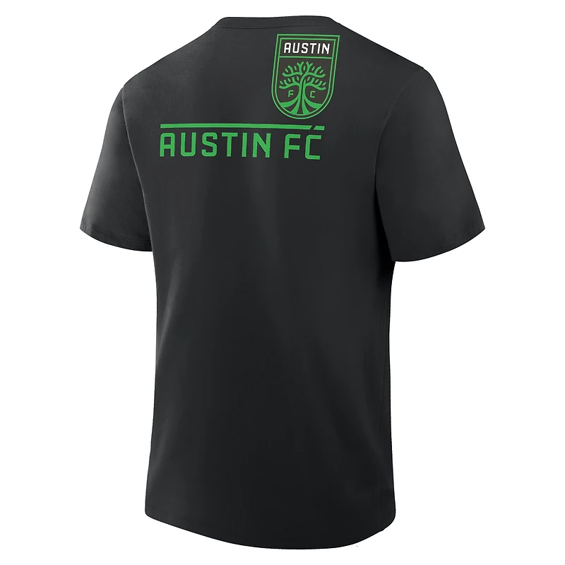 Men's Fanatics  Black Austin FC Corner Kick Legacy T-Shirt