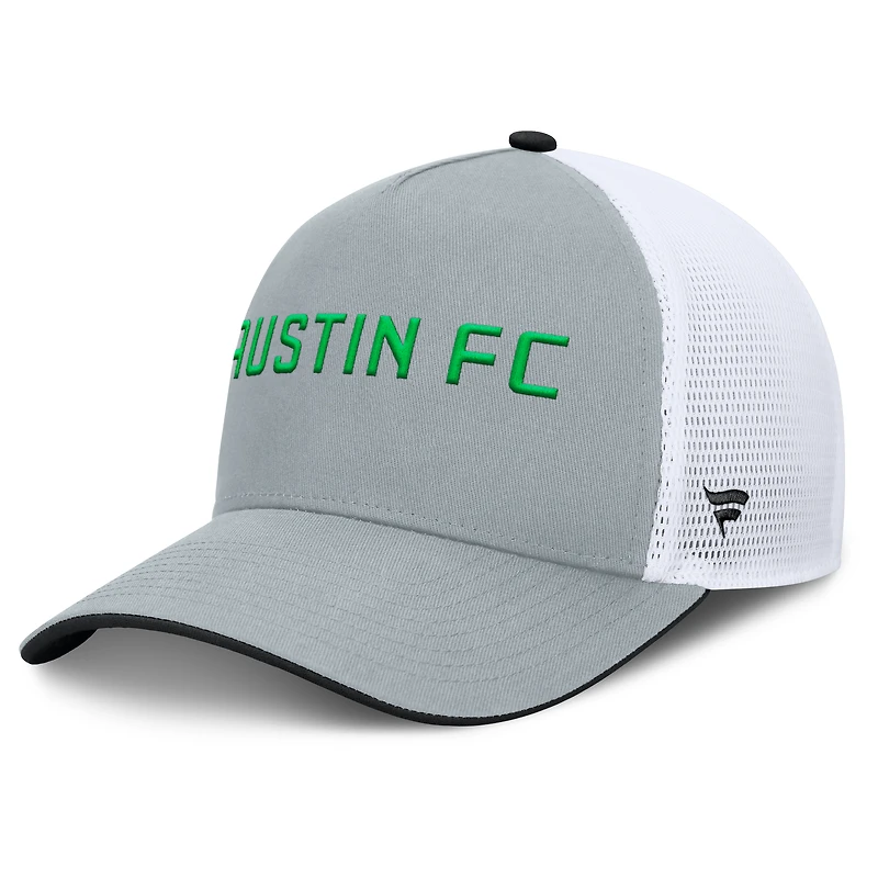 Casquette trucker ajustable Fanatics grise Austin FC pour homme