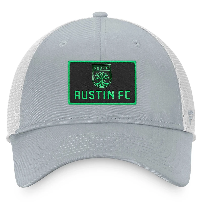 Casquette réglable avec logo Austin FC gris Fanatics pour hommes