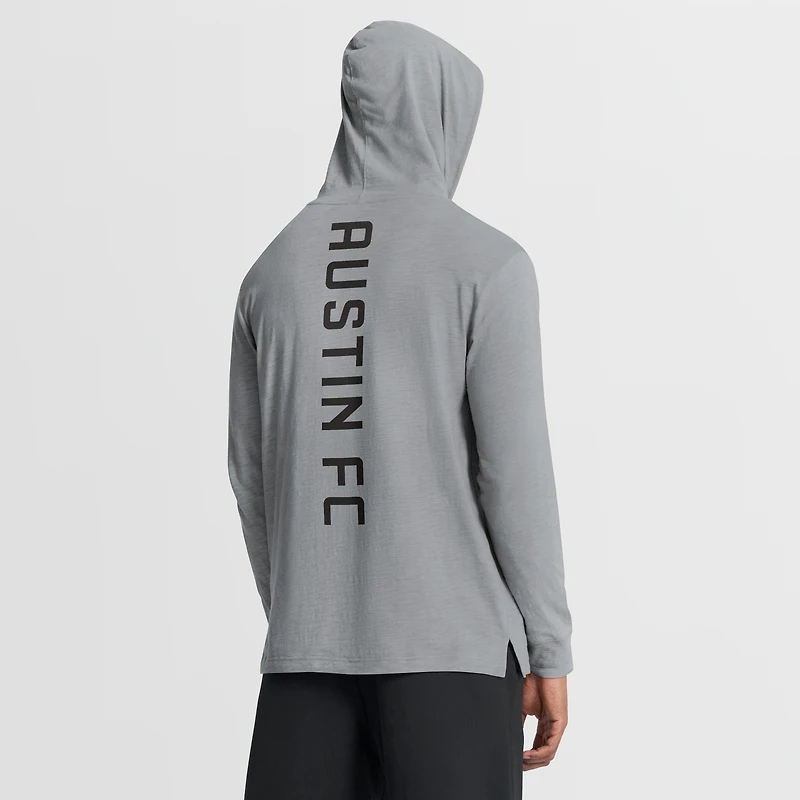 Men's Fanatics Gray Austin FC Unending Practice Transitional Slub Hoodie