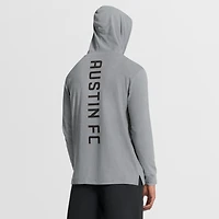 Men's Fanatics Gray Austin FC Unending Practice​ Transitional Slub Hoodie