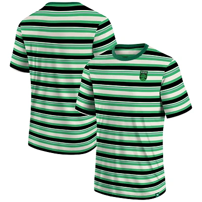 T-shirt vert à rayures Fanatics Austin FC Shot Clock pour hommes