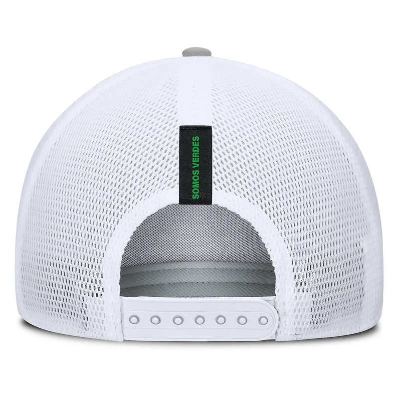 Men's Fanatics Heather Gray Austin FC Low Block Trucker Adjustable Hat