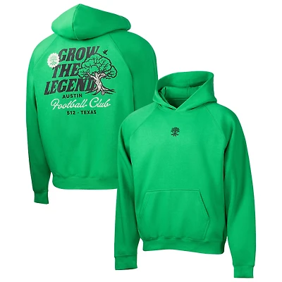 Sweat à capuche surdimensionné vert Austin FC Hometown pour homme