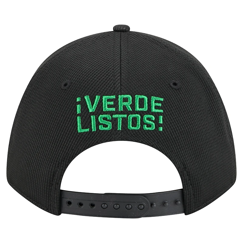 Casquette ajustable New Era Austin FC 2025 Jersey Hook 9FORTY M-Crown pour homme noire
