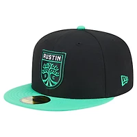 Casquette ajustée Austin FC 2025 Kickoff 59FIFTY noire New Era pour homme