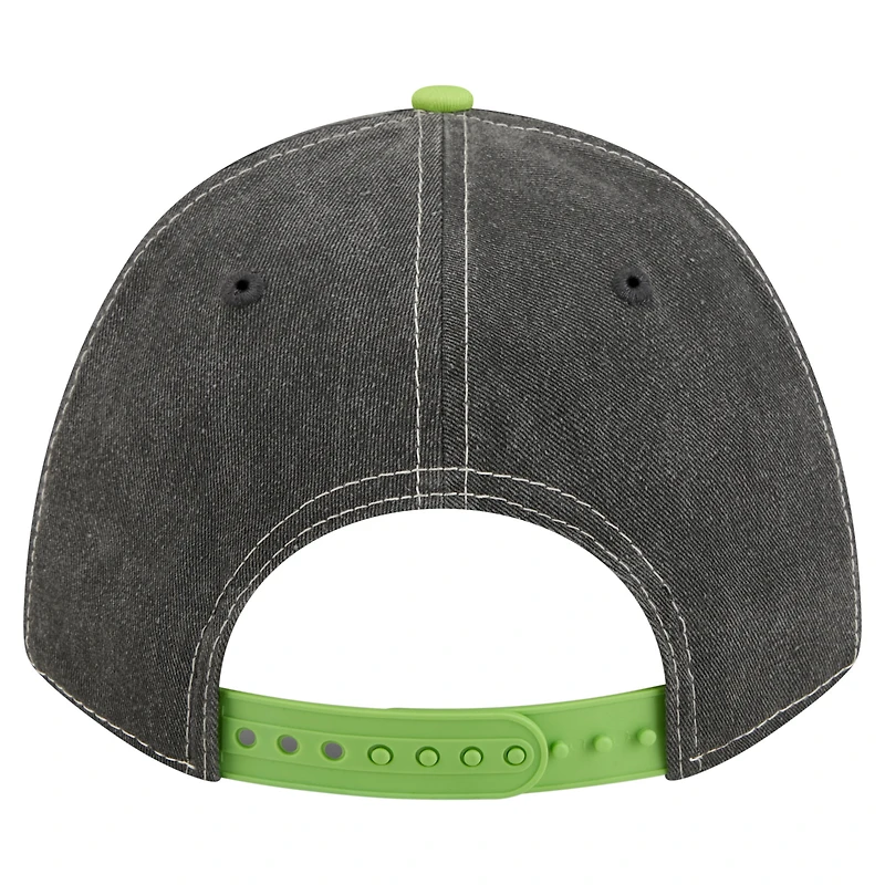 Casquette ajustable New Era noire Austin FC Jersey Hook 9FORTY pour homme