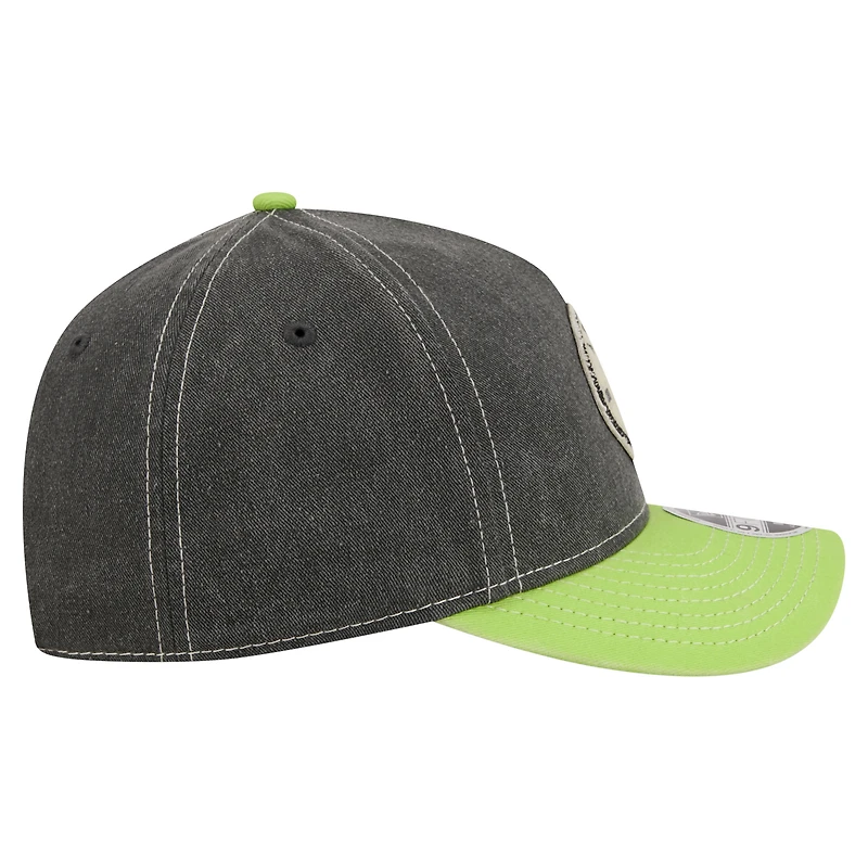 Casquette ajustable New Era noire Austin FC Jersey Hook 9FORTY pour homme