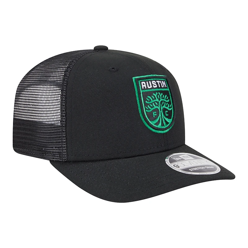 Men's New Era  Black Austin FC Jersey Hook 9SEVENTY Adjustable Hat