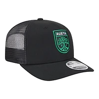 Men's New Era  Black Austin FC Jersey Hook 9SEVENTY Adjustable Hat