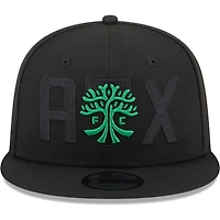 Men's New Era Black Austin FC Kick Off 9FIFTY Snapback Hat