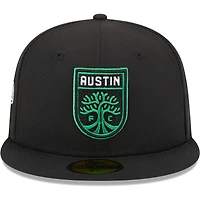 Men's New Era Black Austin FC Patch 59FIFTY Fitted Hat
