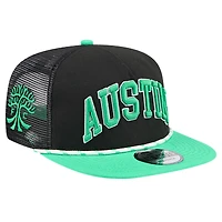 Casquette Snapback Austin FC Throwback Golfer New Era noire pour hommes