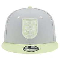 Men's New Era Gray Austin FC Color Pack Two-Tone 9FIFTY Snapback Hat