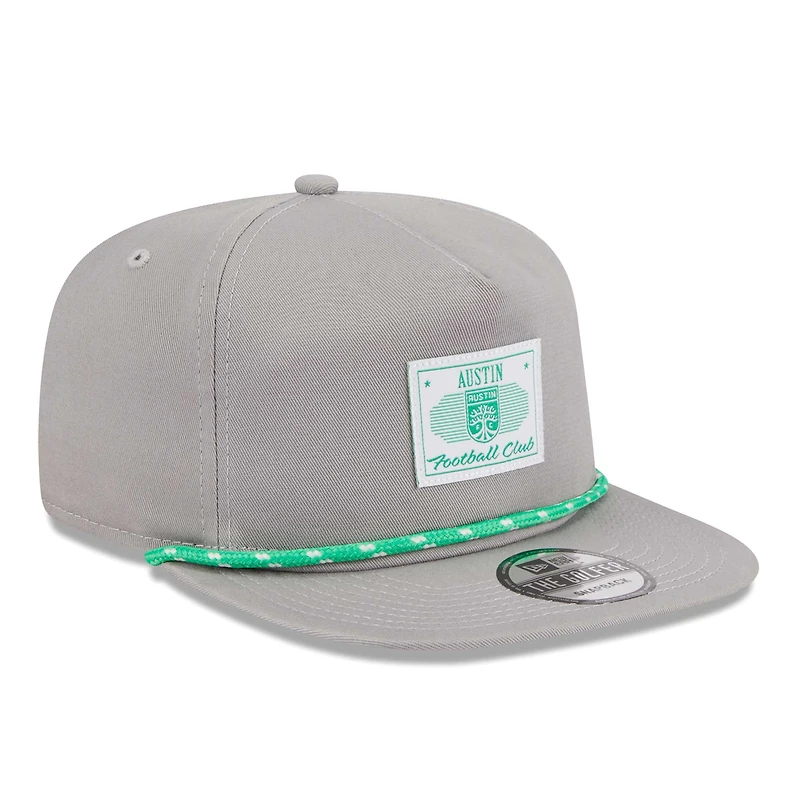 Men's New Era  Gray Austin FC Established Patch 9FORTY A-Frame Trucker Adjustable Hat