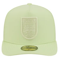 Men's New Era Green Austin FC Color Pack A-Frame 59FIFTY Fitted Hat