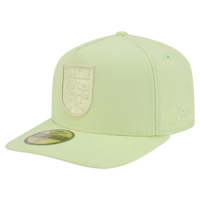 Men's New Era Green Austin FC Color Pack A-Frame 59FIFTY Fitted Hat