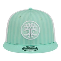 Casquette snapback New Era Mint Austin FC 2026 Jersey Hook 9FIFTY pour homme