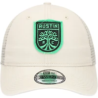 Casquette de camionneur ajustable Austin FC Game Day 9TWENTY New Era pour hommes, beige