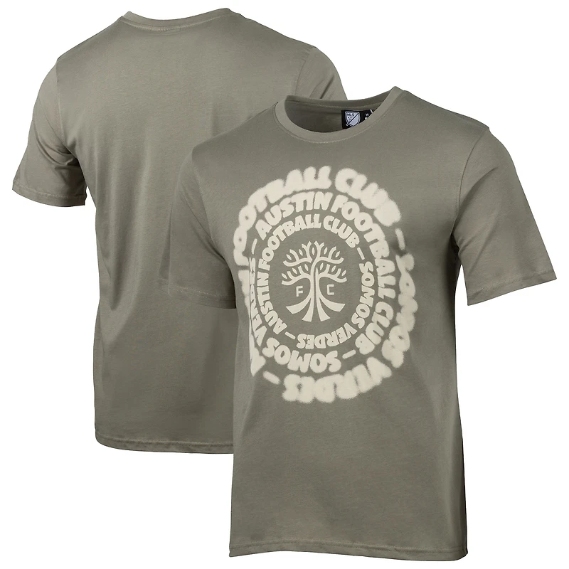 Men's Sport Design Sweden Green Austin FC Echo Logo Relaxed T-Shirt