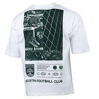 T-shirt graphique oversize Austin FC Celestial blanc de la marque Men's Sport Design Sweden