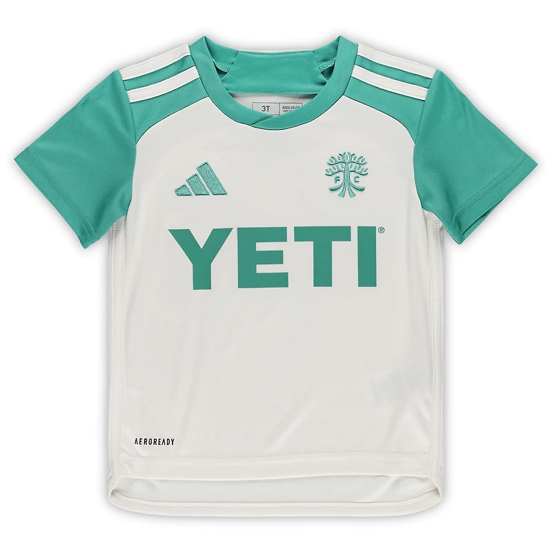 Maillot adidas crème Austin FC 2024 AEROREADY Team pour tout-petits