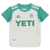 Maillot adidas crème Austin FC 2024 AEROREADY Team pour tout-petits