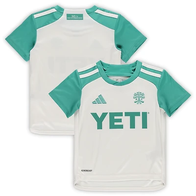 Maillot adidas crème Austin FC 2024 AEROREADY Team pour tout-petits