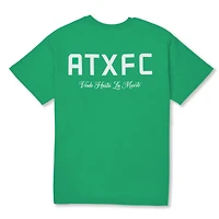 T-shirt unisexe Live Breathe Futbol vert Austin FC