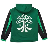 Unisex Live Breathe Futbol Green Austin FC Tekker Half-Zip Anorak Jacket